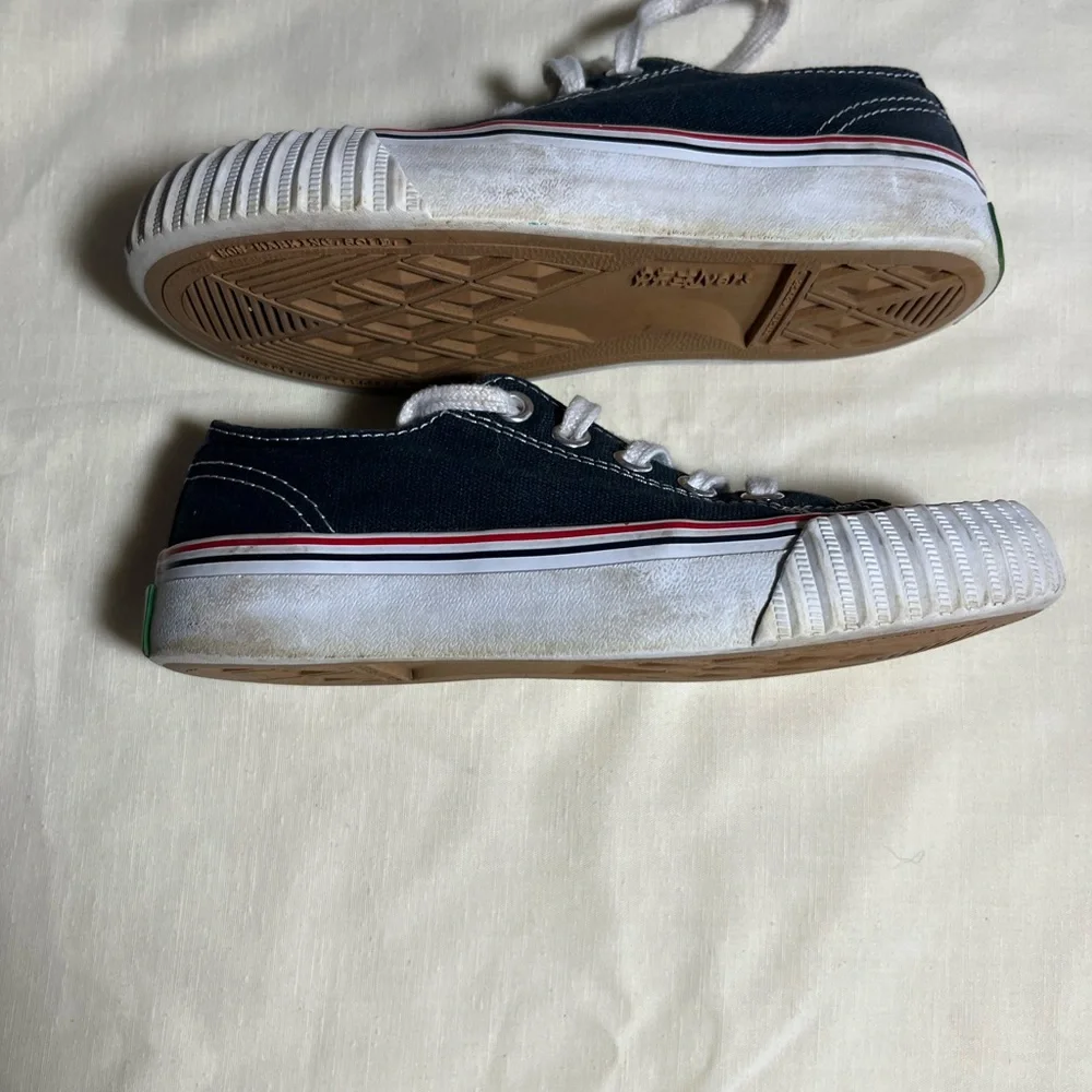 P.F. Flyers Black and White Kids Sneakers